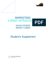 Marketing A Brief Introduction Student's supplement