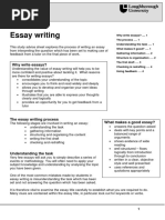 Library: Essay Writing