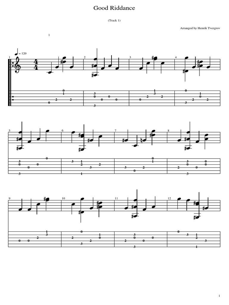 Good Riddance Sheet Music for Hades | PDF