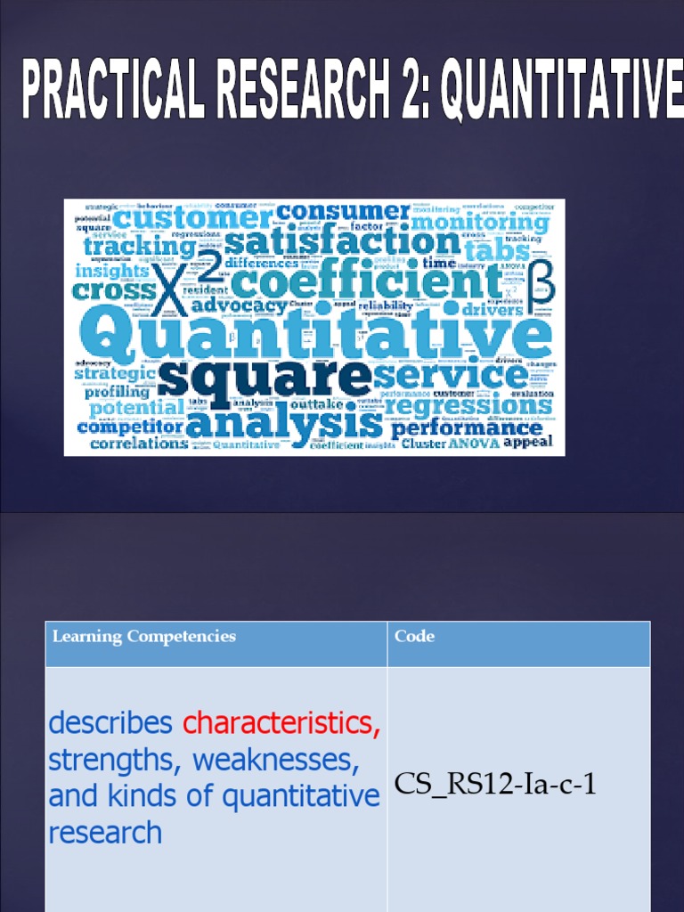 Understanding Quantitative Research Process | PDF | Quantitative ...
