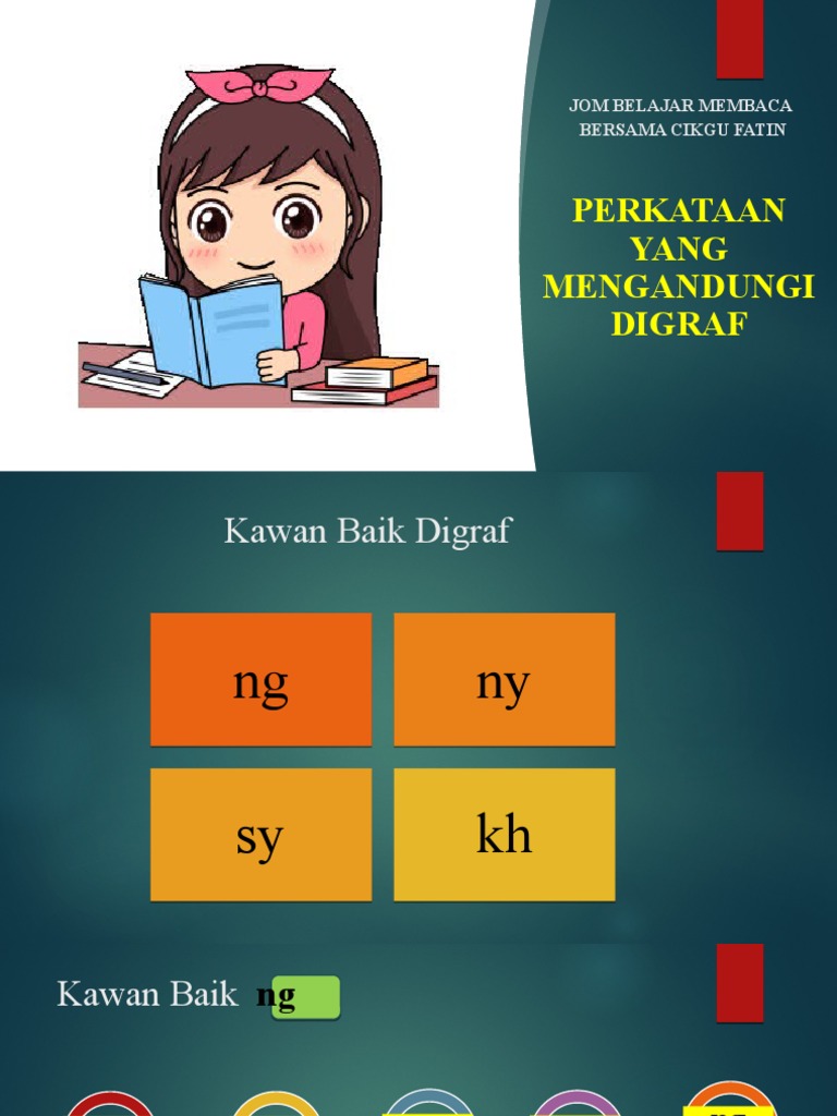 Latihan Membaca Digraf ng dan ny | PDF