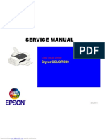 Epson SC880 Manual Serviço PDF