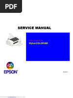 Epson SC880 Manual Serviço PDF