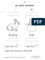 Bunny See, Say, Write, and Read PDF
