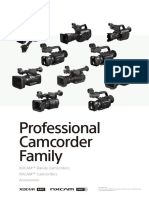 Sony Professional Camcorder Brochure