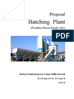 Proposal Batching Plant