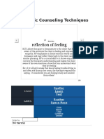 Basic Counseling Techniques in 40 Characters