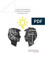 La Estructura Simbólica y Los Efectos Del Significante en Jacques Lacan
