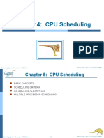 Chap 4 CPU Scheduling
