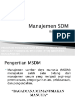 MANAJEMEN SDM