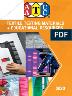 Textile Test Methods & Procedures: Textile Testing Materials + Educational Resources