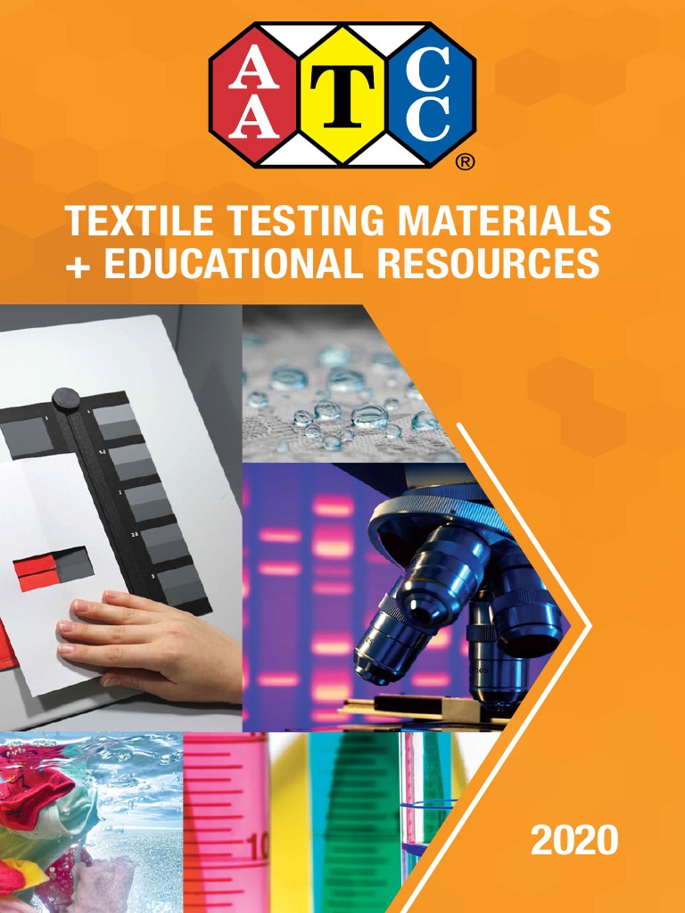 Textile Test Methods & Procedures Textile Testing Materials + Educational Resources PDF