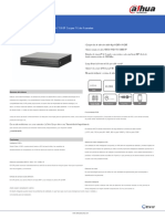 Dahua XVR1B04H Grabador 4 Canales Ficha Técnica Español PDF