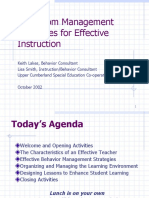 classroom management strategies for effective instruction.ppt