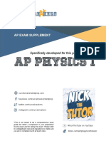 AP Physics 1 Sheet: Essential Formulas and Concepts