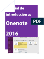 Tutorial Inicio Onenote 2016 PDF