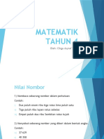 Matematik Tahun 4 - Nilai Nombor