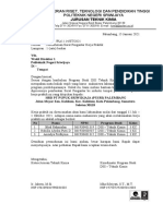 Surat Permohonan PT Pusri