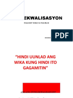 Intro Sa Pag Aaral NG Wika Ulat