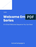 Welcome Email Series Blueprint