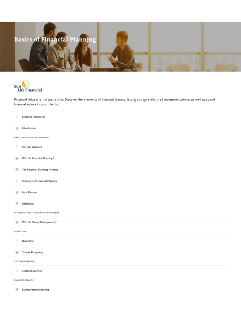 basics-of-financial-planning-pdf-pdf-diversification-finance-budget