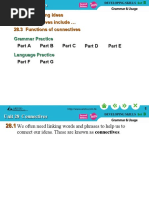 28.1 Connecting Ideas 28.2 Connectives Include 28.3 Functions of Connectives