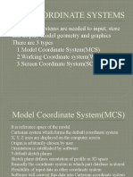 Coordinate System and Graphic Library