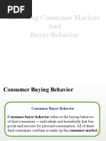 Analyzing Consumer Markets & Bayer Behaviour