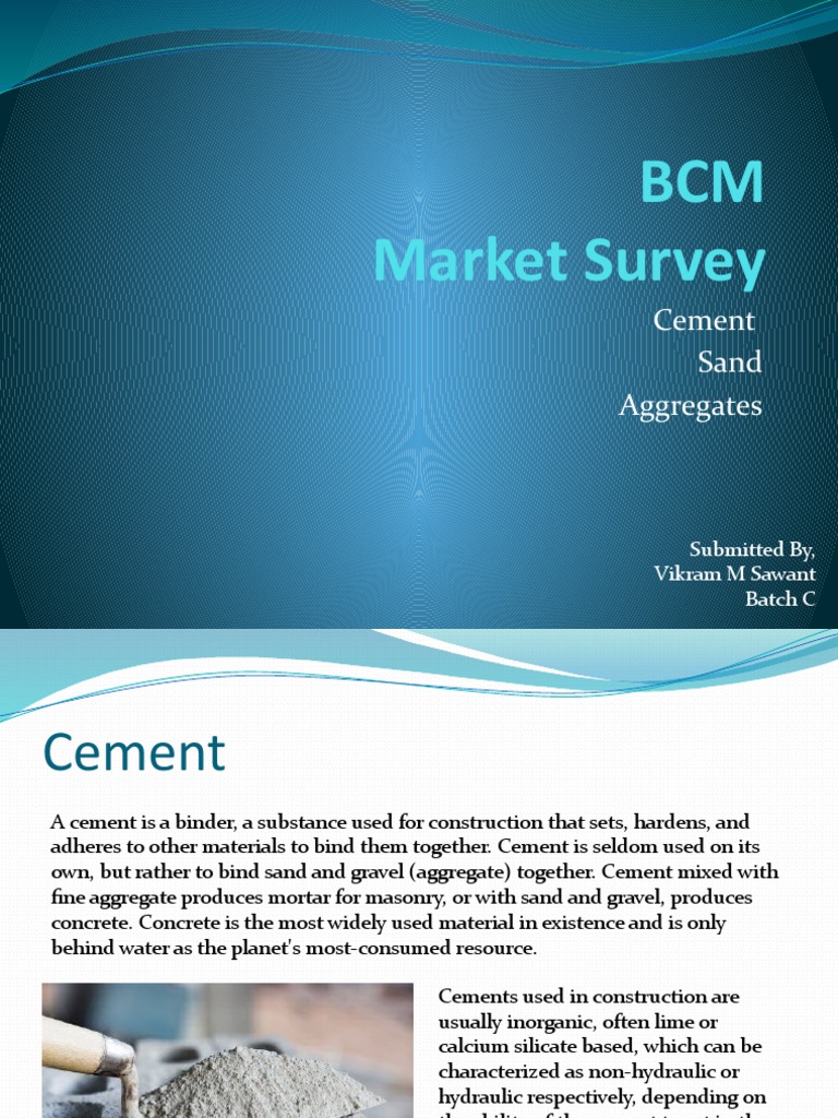 Building Construction Material | PDF | Construction Aggregate | Cement