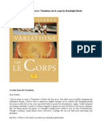 Variations On The Body, Serres