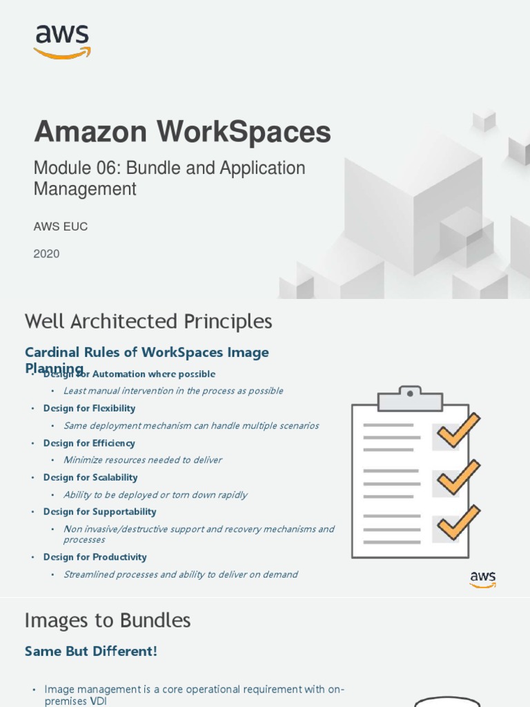AWS WorkSpaces Bundle Management Guide | PDF | Application Software ...