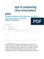 Five Steps To Preparing An Effective Evacuation Plan