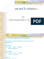 Gerund and To Infinitive Forms