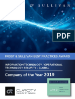 Claroty Company of The Year - Frost & Sullivan