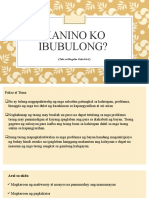 Kanino Ko Ibubulong Group Presentation