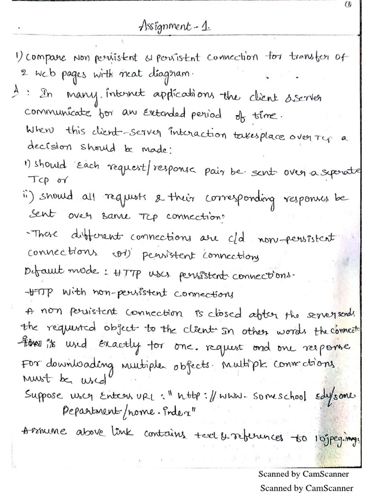 CN Assignment | PDF