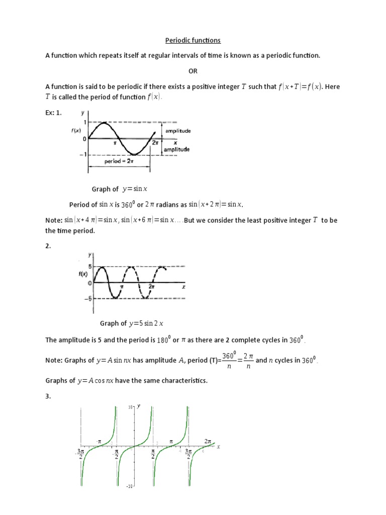 Fourier Series and Periodic Functions | PDF | Sine | Trigonometric ...
