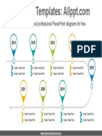 Placemarks Curved Arrows PowerPoint Diagram