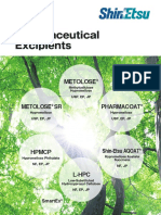 Pharmaceutical Excipients: Metolose Metolose SR Pharmacoat