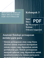 BIOFARMASI SEDIAAN OBAT MELALUI PARU-PARU DAN Indri