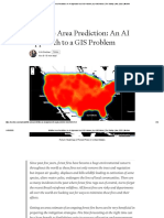 Wildfire Area Prediction - An AI Approach To A GIS Problem - by Kirti Girdhar - The Startup - Nov, 2020 - Medium