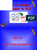 Rose Ann - Sajol - How To Convert Document To PDF