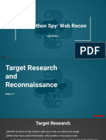 The Python Spy: Web Recon: Section 3