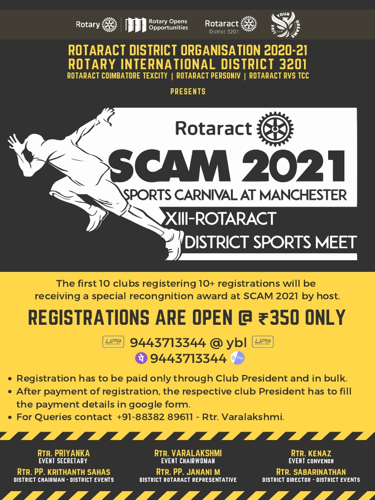 Rotaract District Organisation 202021 Announcement and Registration