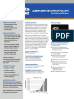 Alternator Decoupler Pulleys: Line Release Notification