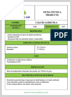 Calcio Agrícola - FT PDF