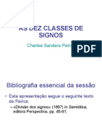 AS DEZ CLASSES DE SIGNOS de peirce.pdf
