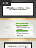 Obtenção de matérias primas