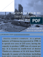 Technical Tour To Thatta Cement Factory: by 16 Electrical Muet Szab Campus