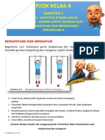 Pjok Kelas 4 Bab 6 Pertemuan 6